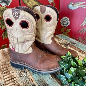 Men’s “Tony Lama” Waterproof Steel-Toe Western Boots | #Z40